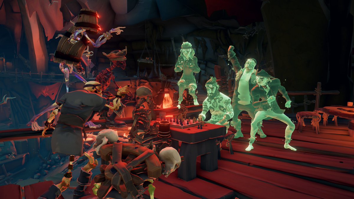 lm_inno's tweet photo. Friends always got your back, no matter who you are &amp; what you're doing! 

Theme: Friendship

#SoTShot 
@SeaOfThieves
 #SeaOfThieves https://t.co/ITQxdxIdtz