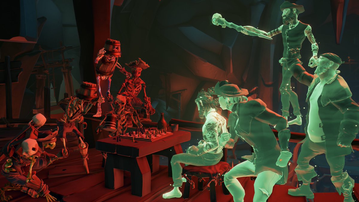 lm_inno's tweet photo. Friends always got your back, no matter who you are &amp; what you're doing! 

Theme: Friendship

#SoTShot 
@SeaOfThieves
 #SeaOfThieves https://t.co/ITQxdxIdtz