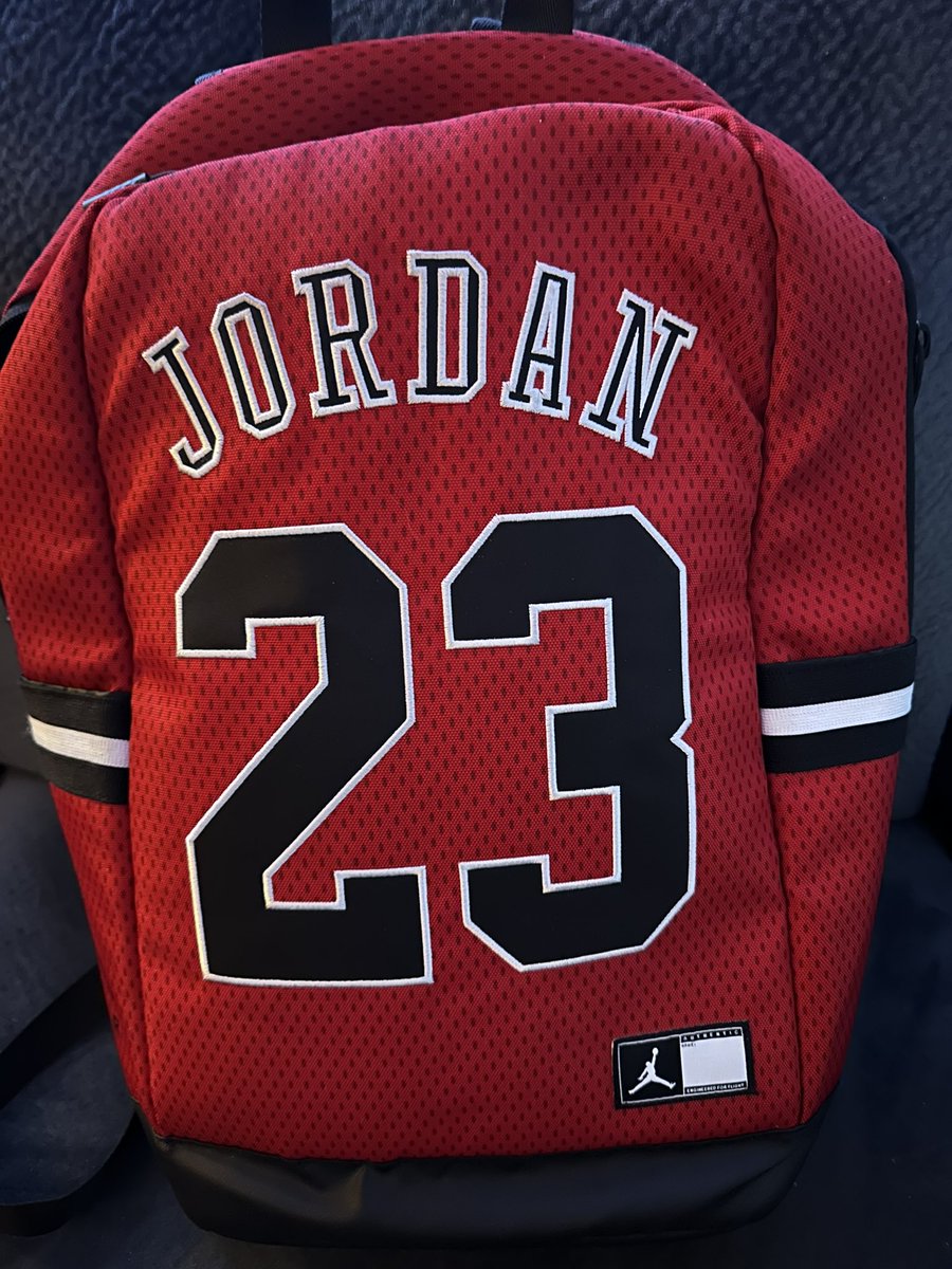 That’s the bag I bring to work every day.  I was fortunate enough to see him play in person a few times and he always put on quite the show. My favorite pro sports athlete of all time, my idol, happy 60th birthday Michael Jordan!!!!