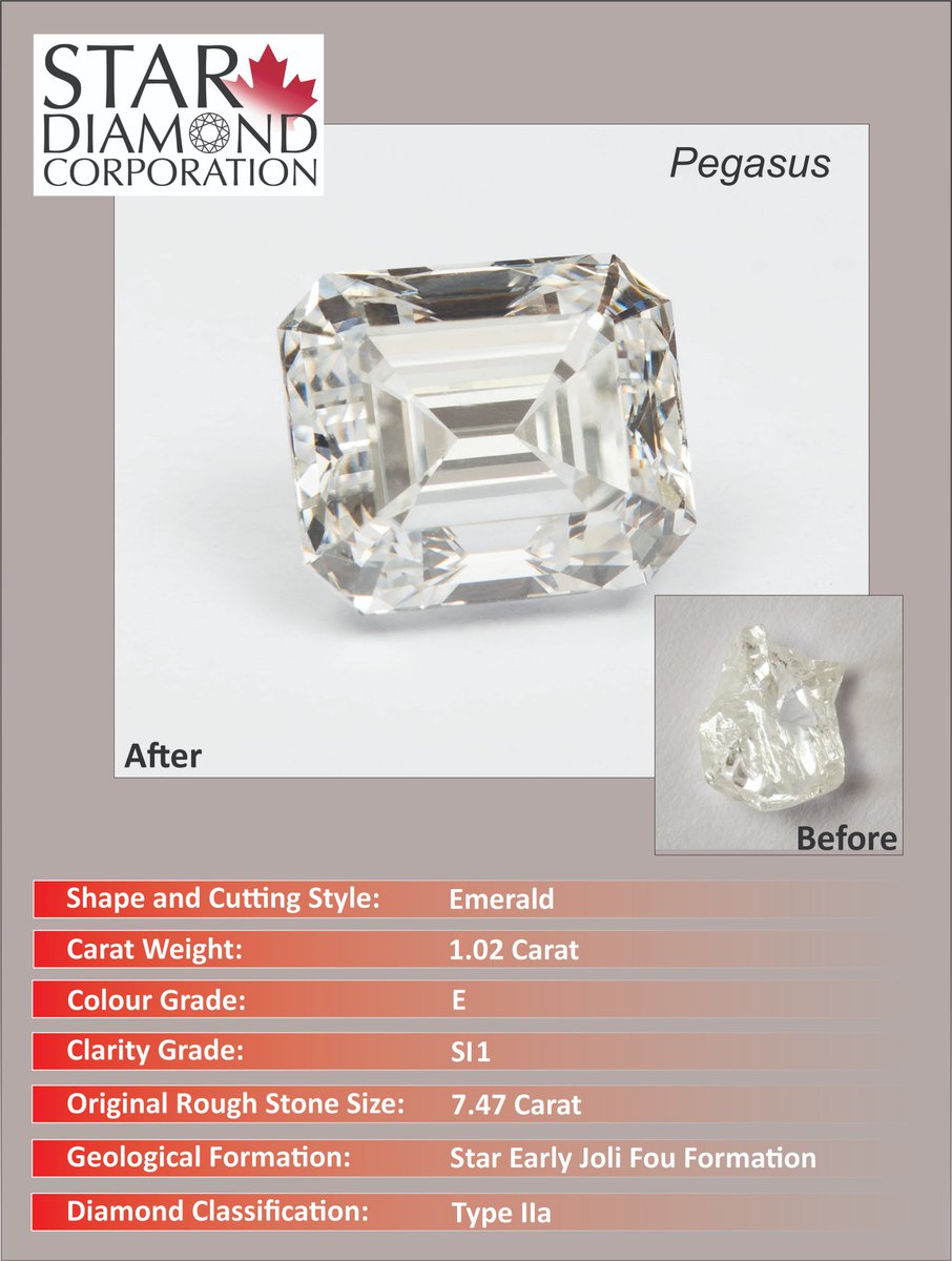 StarDiamondCorp's tweet photo. February 17, 2023 Meet Pegasus! #diamonds #canadiandiamonds #PDAC2023 #Saskatchewan #Saskmining https://t.co/Nfa9f3ITxE