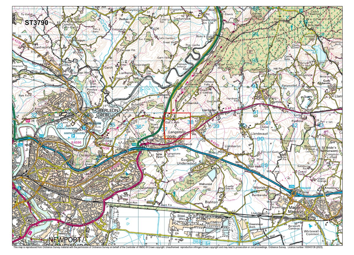 SEWBReC's tweet photo. Our Gwent #SquareOfTheMonth for February / March 2023 is ST3790 near Langstone in Newport! This square has been chosen as it has zero π± Plant π±records, could you add a daisy or oak tree to our database? https://t.co/cweWcjeD6o https://t.co/a1iKGVg2kA