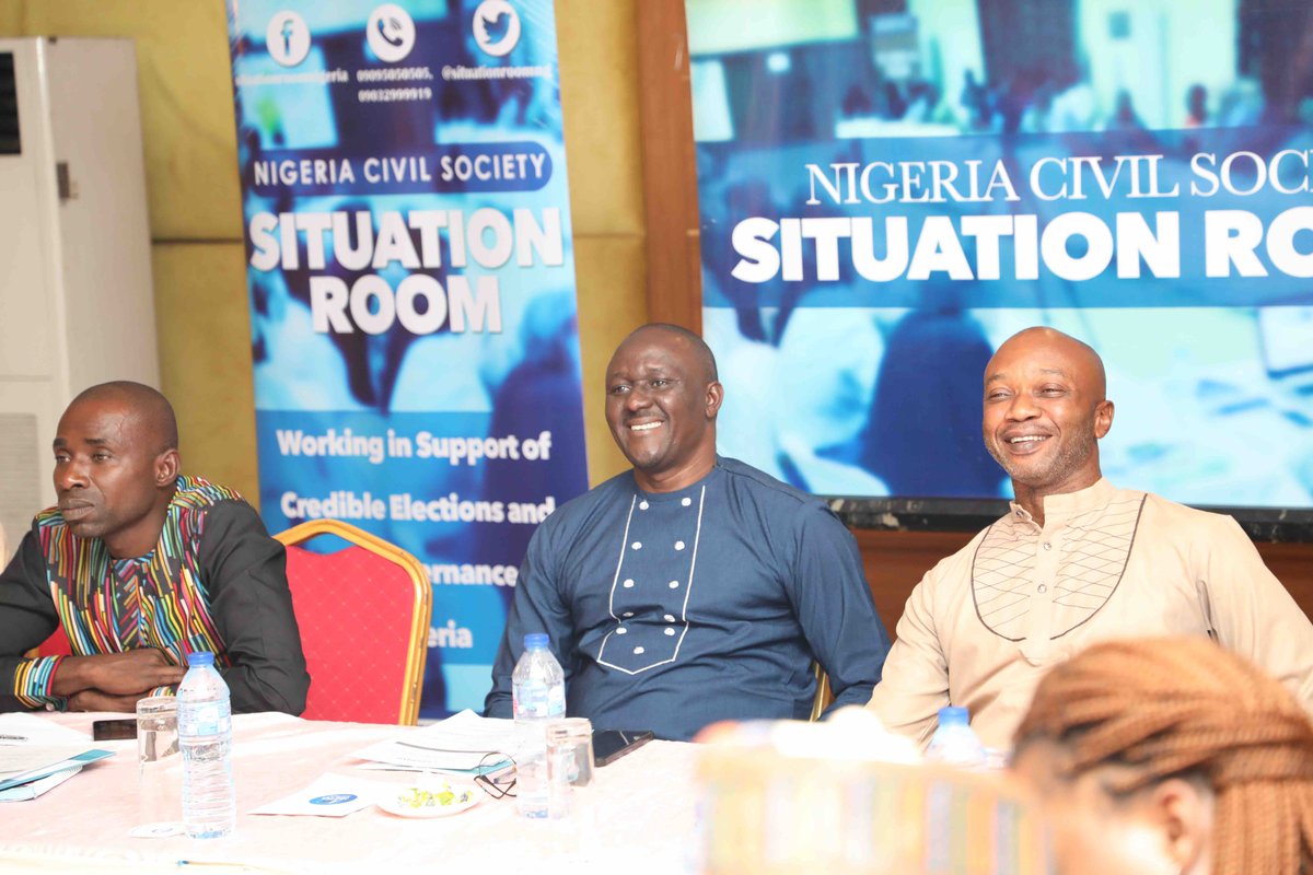 SituationRoomNg's tweet photo. #PhotoSplash: Situation Room State level training of election observers in FCT for the 2023 General Elections.
More Pictures on Facebook: https://t.co/11nEuH0l4T
#SR2023Elections
#NigeriaDecides2023
#2023Elections https://t.co/hh4jZ0Y4s8