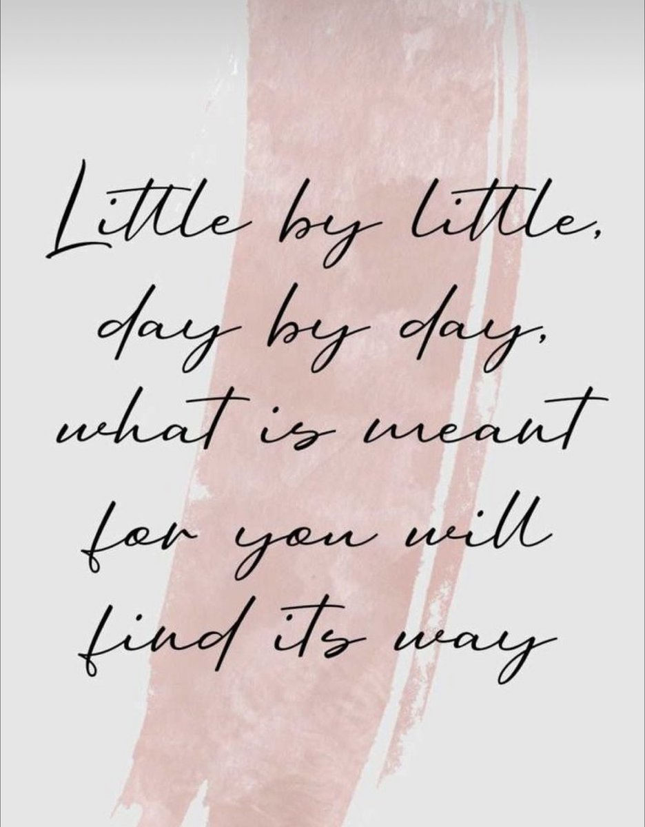 CandyPoo9's tweet photo. #PositiveVibes #littlebylittle #StayPositive #daybyday https://t.co/R7t7xarvta