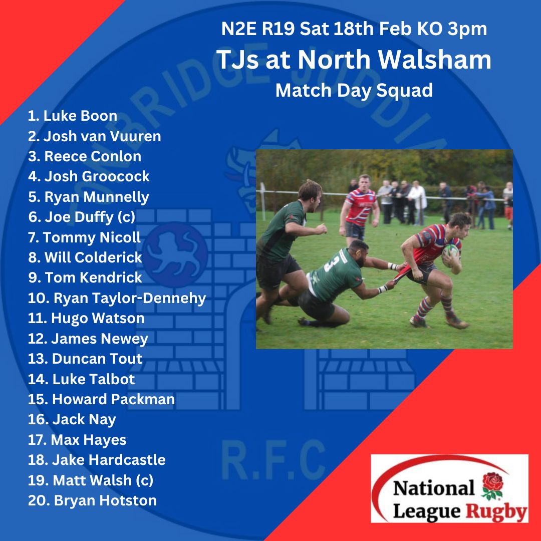 TJRFC's tweet photo. We are on the road this Saturday with a trip to sunny North Walsham. Should be fair few TJ travellers hopefully to cheer the squad on! #COUTJs https://t.co/P6nxDr1F0D