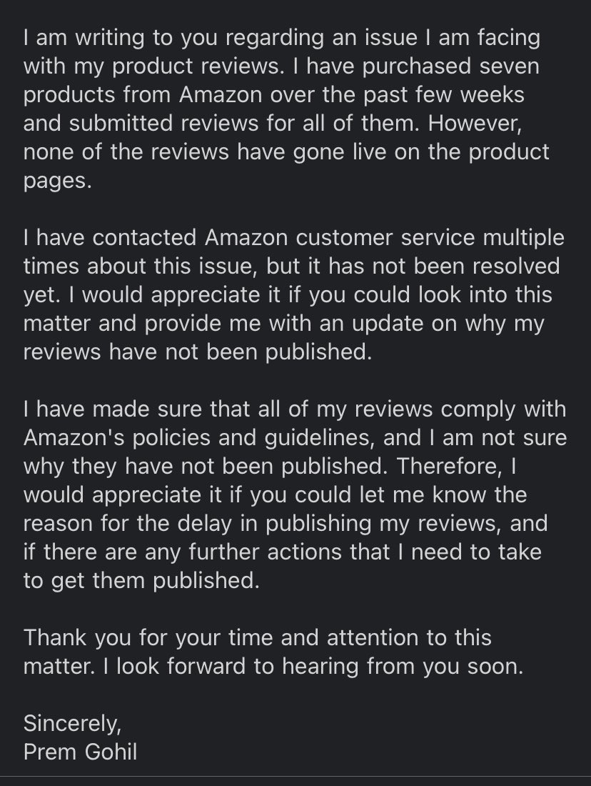 premgohill's tweet photo. 1st photo What i write (my concern)
2nd what amazon customer support saying
It’s clearly that amazon customer support team don’t want to solve my problems
Time to quit Amazon
@amazon @AmazonHelp #amazon #amazonfake https://t.co/yX6853OxRN