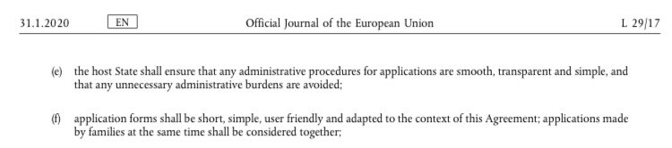 Whilst the UK negotiates new EU trading deals, EU organizations in the UK celebrate the HO being ‘reasonable’ with EU presettled applicants:

What about the EU citizens who have been damaged by the greediness of Brexit demagoguery? 

Third year in the #EUSS nightmare #BrexitLies