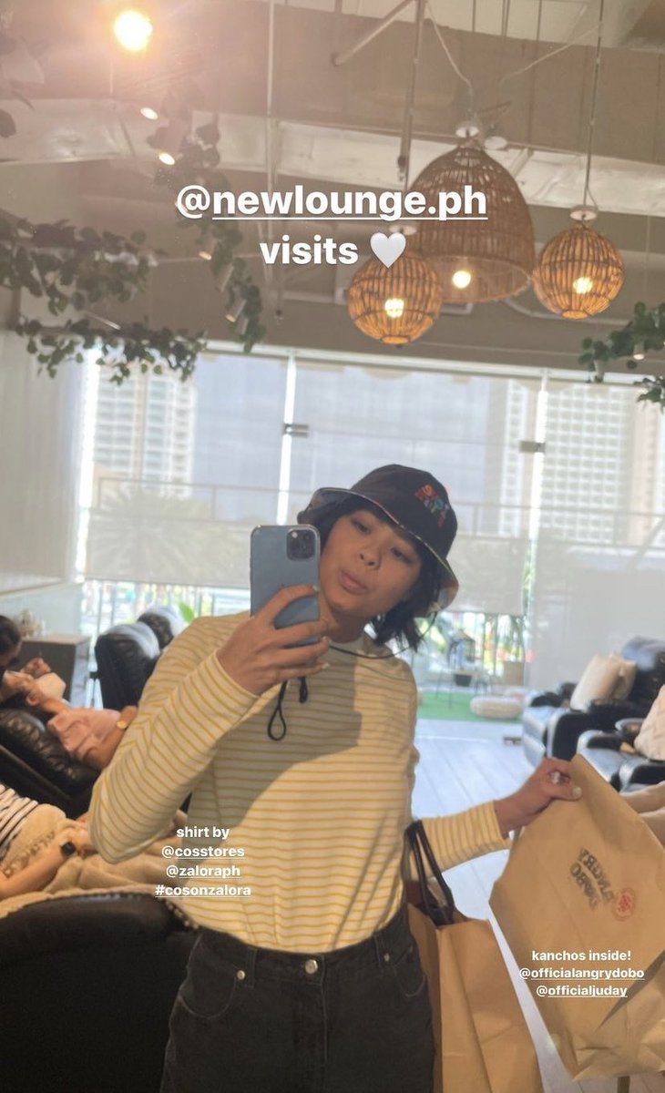 OHannahOFC's tweet photo. “@.newlounge.ph visits 🤍” 

📸 IG story | @.hannahpangilinan 
🔗: https://t.co/ECrYzvFwpt

#HannahPangilinan | #oHannah https://t.co/ygS0QCB11G