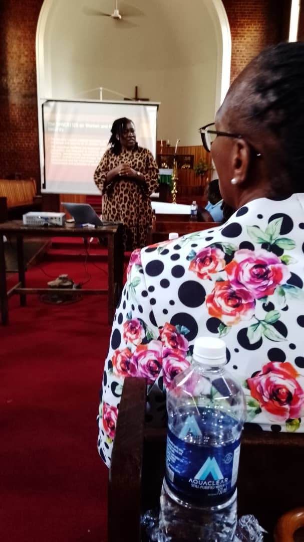 I had the honor to facilitate a session on Gender Sensitive Conflict Prevention, Management & Resolution at the Provincial Training on Electoral Gender Based Violence and Mgt in Mutare this week.  

@NPRCZim
@zccinzim
@WCOZIMBABWE
@anglicandomcpca
@UN_Women

#PeaceBeginsWithMe