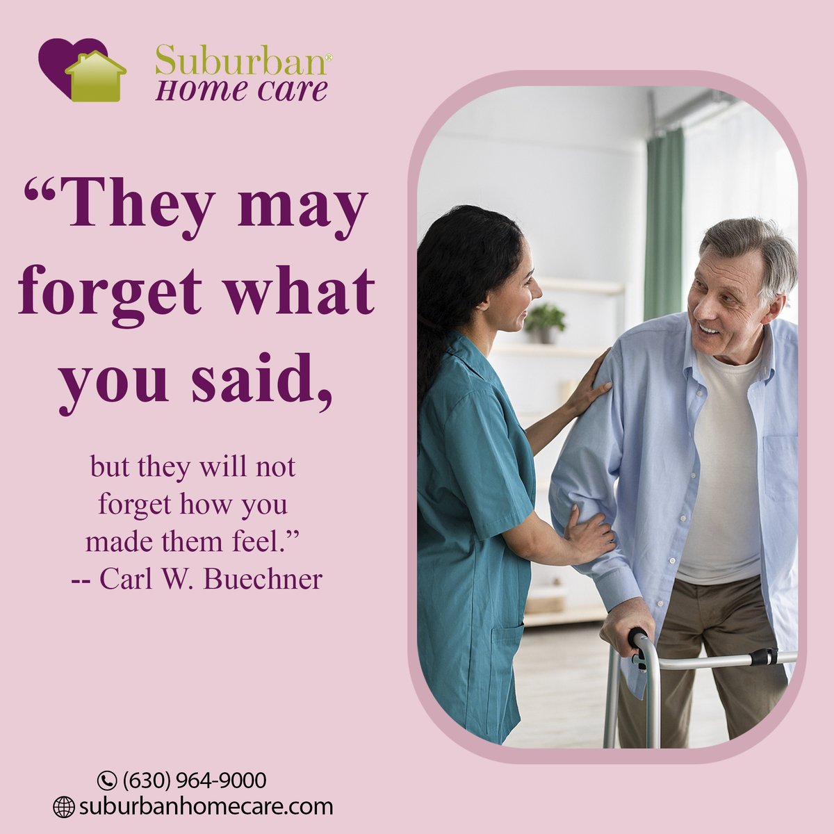 Did you know Suburban Home Care offers a FREE In-Home Assessment? Call us to schedule yours today! (630) 964-9000, suburbanhomecare.com Suburban Home Care is located in Downer's Grove.
