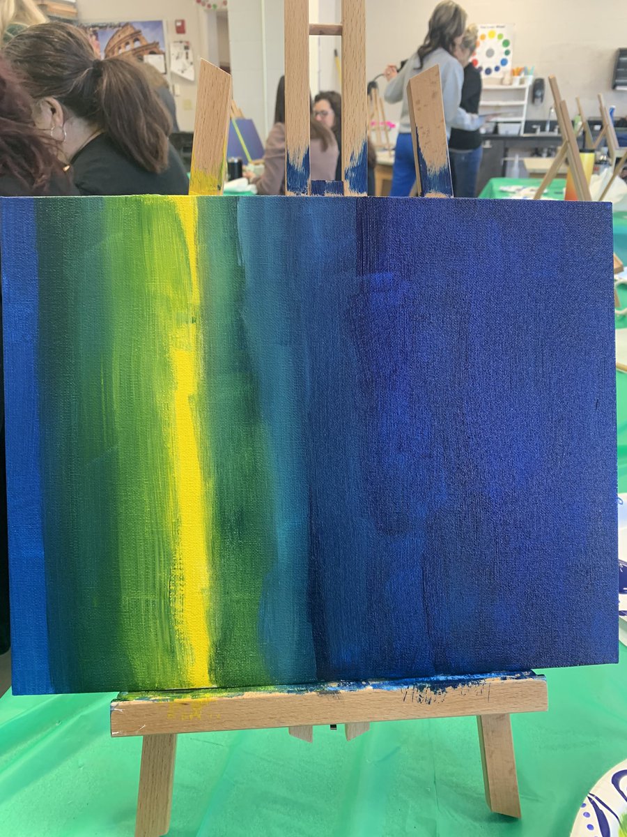 Having a great time painting and relaxing at #RiverEdS23!! Perfect way for a little self-care and relaxation on this PD Day! @HHSBlackcats @DrClintFreeman @tracylewis22 @JoeFWillis @motechteacher @dix_stephanie