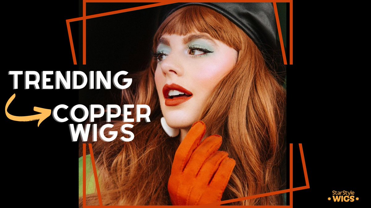 The red-hot trend 🔥 - starstylewigs.co.uk/fashion/copper…