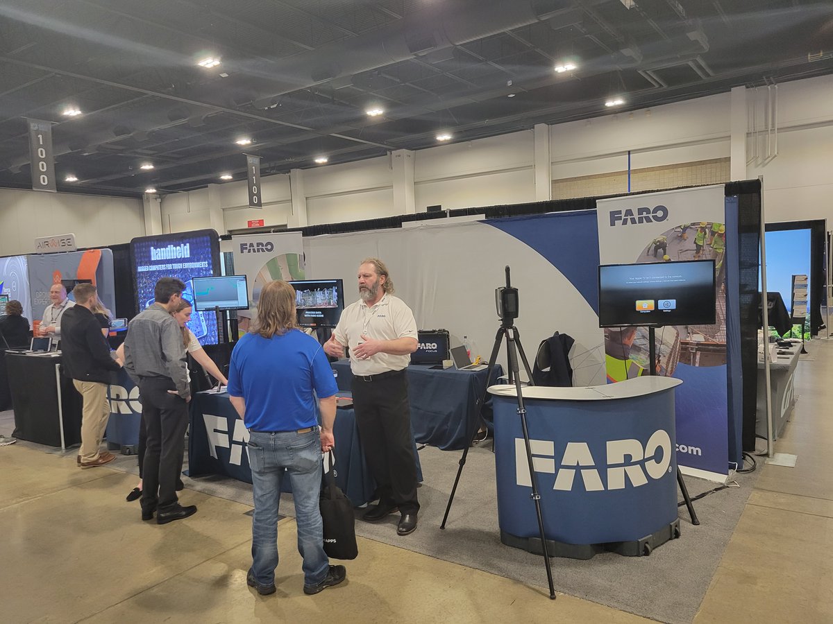 We had a great time at the <a href="/GeoWeekExpo/">Geo Week</a> with @GeoSLAMLtd and @HoloBuilder this week! Thank you to everyone who stopped by to preview our Flatness Check app, talk to us about our scanners, or just say hi! We can't wait for next year. 
#geoweek #flatnesscheck #construction