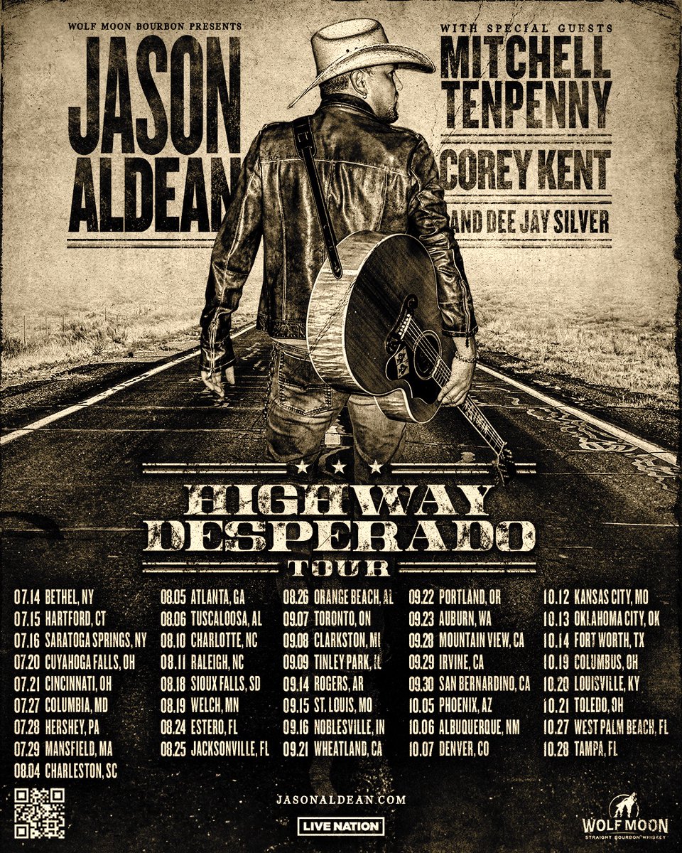 Highway Desperado Tour tickets are on sale NOW! 💥 Get yours: jasonaldean.com/tour