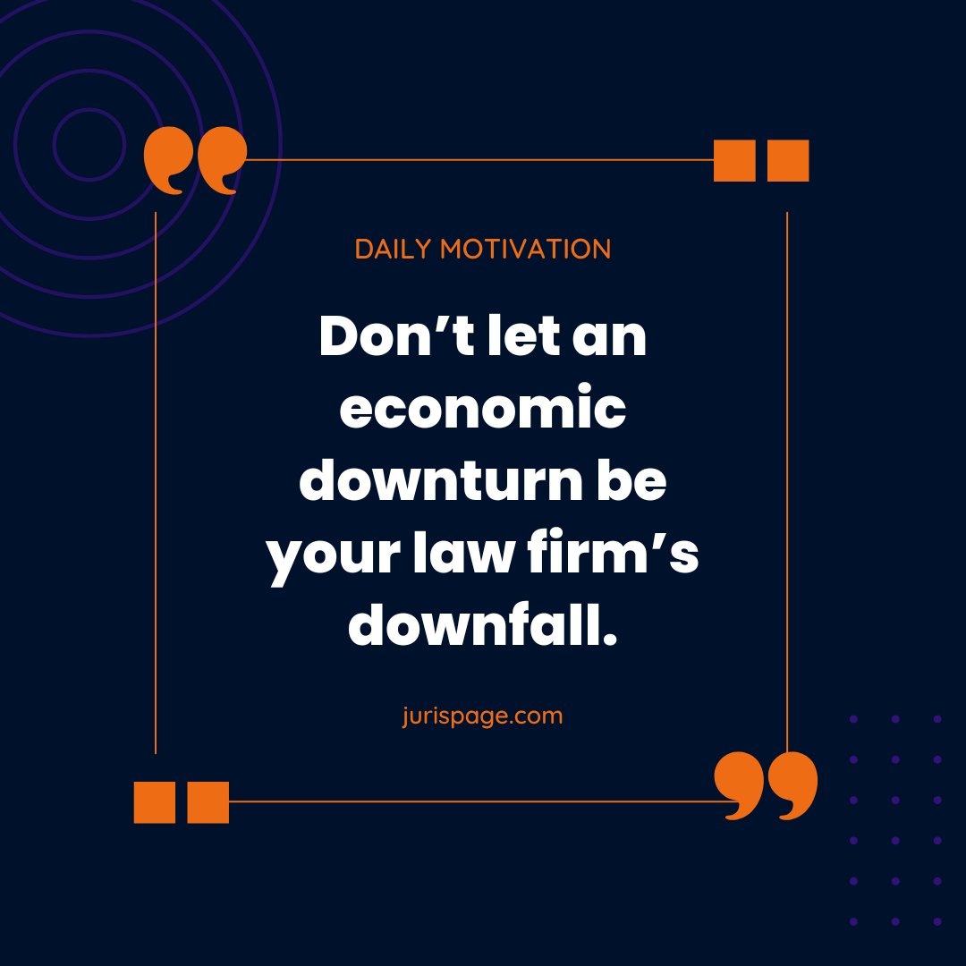 We firmly believe that, with the right strategy, your law firm can not only survive an economic downturn but thrive in one.

Get in touch today to learn about our law firm marketing services.

#lawyermarketing #legalmarketing
#lawfirm #attorney #digitalmarketing #seo