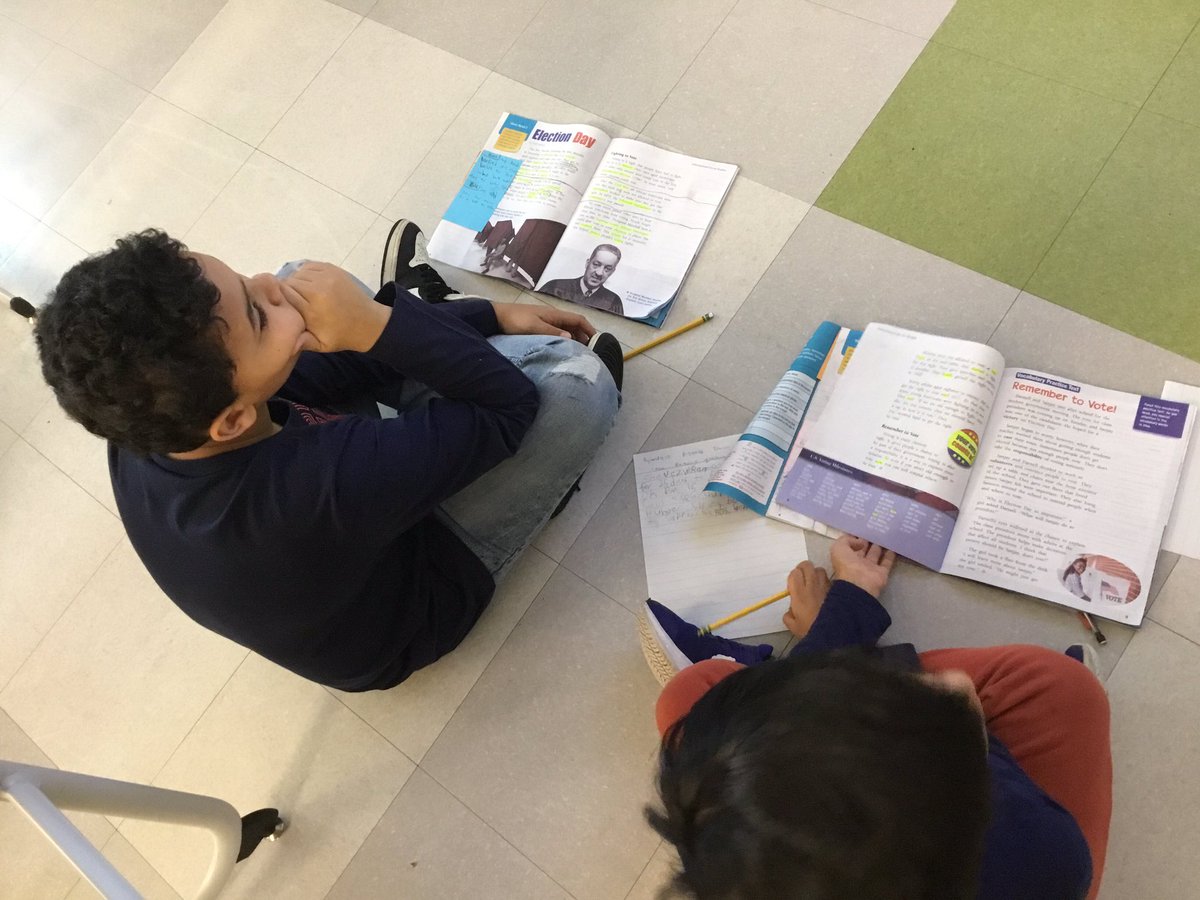 Mrs_Rawls2's tweet photo. Partnering up during Benchmark  to Compare &amp; Contrast important points in 2 texts on the same topic. Fighters for Rights:Cesar Chavez &amp; Election Day-Women’s voting rights.#rss11 @LCalabrese1 @RotellaWarren https://t.co/40LQgzsHMb
