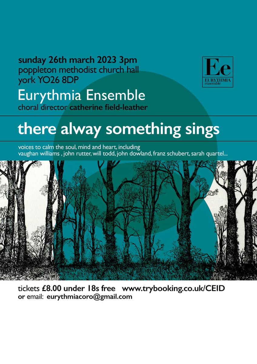 eurythmiaensem's tweet image. We are revisiting some of our @RVWSociety Vaughan Williams at our next concert, along with other composers of music to lift and calm the heart and soul. Tickets are on sale now