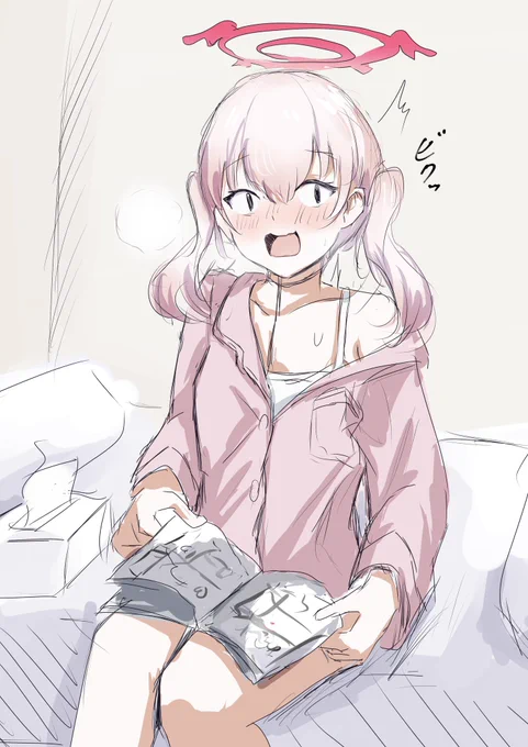 パジャマコハルちゃん落書き#ブルアカ 