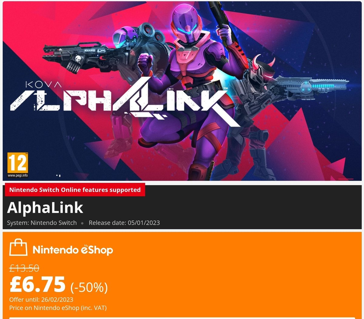 Hey its Friday afternoon across the pond and you need a fun Switch game for the weekend!

Good thing AlphaLink is 🔴 ON SALE 🔴 for ½ off for our Europe and Aussie homies! 🌍

#indiegame #NintendoSwitch #Xbox  #steam  #gamedev #madewithunity #indiedev #pixelart #cyberpunk #tgif