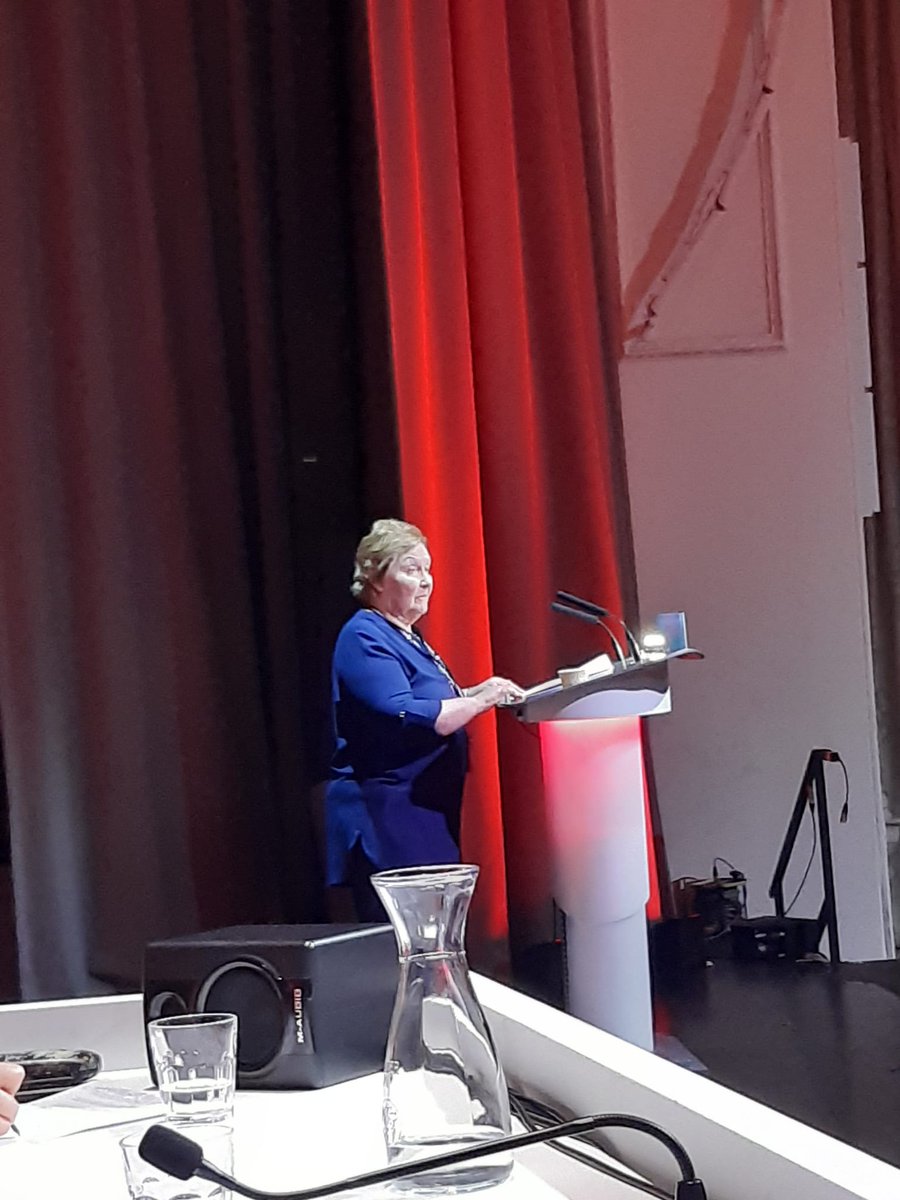 UNISONLabourSco's tweet photo. Eleanor Haggett our Labour Link chair speaking to our composite calling on @ScottishLabour to campaign for a National Care Service worthy of the name. The @scotgov Bill is not fit for purpose as it doesn’t kick profit out of care. @unisonncswatch https://t.co/EKj8Q4ek87