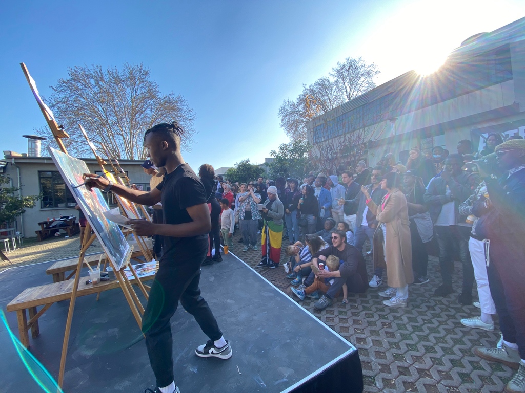 Johannesburg In Your Pocket 📚 on Twitter "The Art Battle is on at