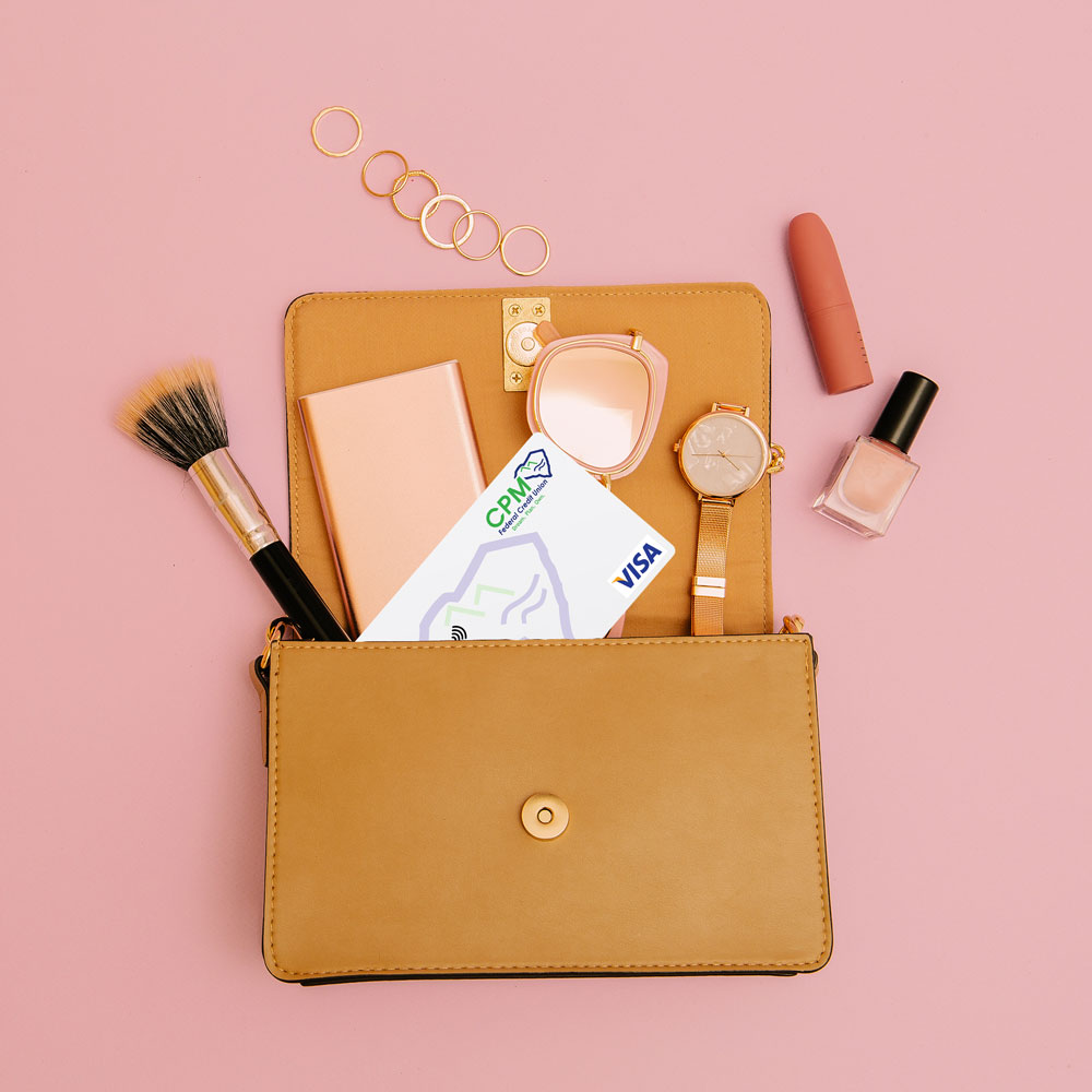 Your best accessory! Convenience in a tiny piece of plastic No need to worry about cash or checks! A CPM Federal Credit Union Visa® debit card uses money from a linked checking account for purchases. Accepted worldwide wherever the Visa logo appears! It's truly a safer way to pay