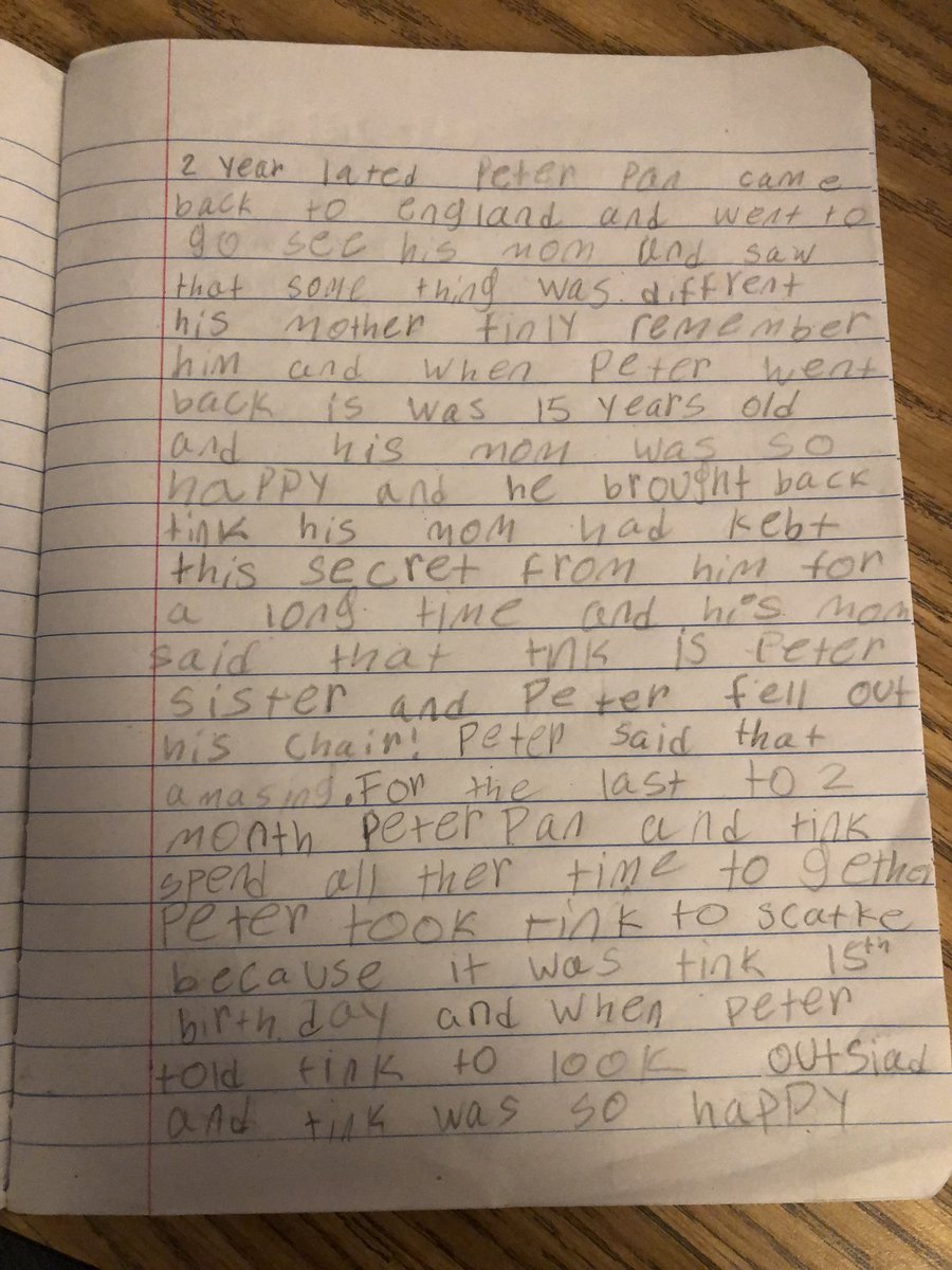 Finishing our Peter Pan novel study by comparing the movie to the book, writing an ending to the story, making a book cover with our favorite part and readers theater! Needless to say this was our favorite! #huskychat