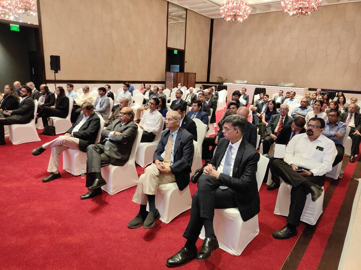 IndoGerman's tweet photo. On going 67th Founders' Day Meet (FDM) today evening. Keynote speaker is chief guest Prof. Dr. Helge Braun, Chair of the Budget Committee of the German Bundestag.
#founder #foundersday #history #member #membersmeet
#PartnerForIndoGermanTrade #PartnerForBusiness #PartnerForIndia https://t.co/LLNG5sCXNO