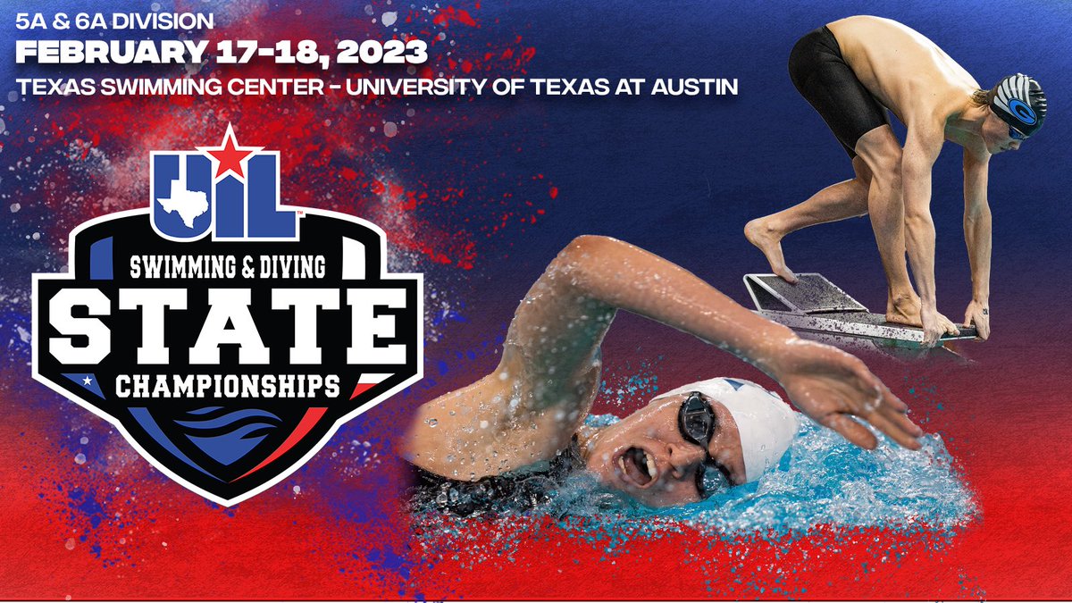It’s 5A&amp;6A’s turn in the pool at <a href="/UTAustin/">UT Austin</a>! Tune in live to watch Conference 5A &amp; 6A Swim and Dive Prelims starting at 10:00 a.m. 🏊‍♀️🏊‍♂️

BROADCAST 📺: (<a href="/NFHSNetwork/">NFHS Network</a>): bit.ly/40C2YOR
STATE 🏊 : bit.ly/3iFrM7x
PROGRAM 📖:  adobe.ly/3JmExyy