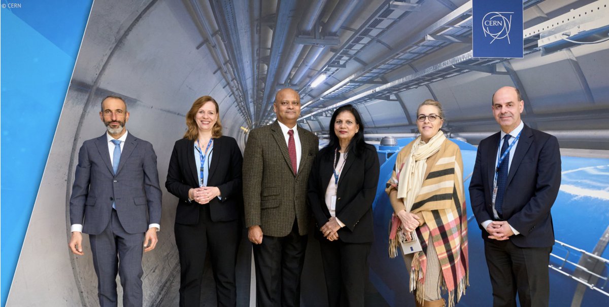 archanasharmagv's tweet photo. Interesting week starting on Monday with the visit of Ambassador @anupamifs and discussion with our IR Director @cwarakaulle & team on #upgrades @CMSExperiment @FCC_study and #CERNKT. Thank you @tapanknayak @ALICEexperiment for the visit and highlighting #India's #contributions. https://t.co/bcRi2y8hAe