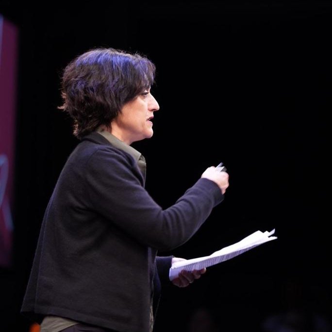 Women are leading the revolution in Iran. Scholar-activist @bmadaninejad tells their powerful stories in an emotional #frank2023 talk. She says, “Listen to and amplify voices from the revolution.”