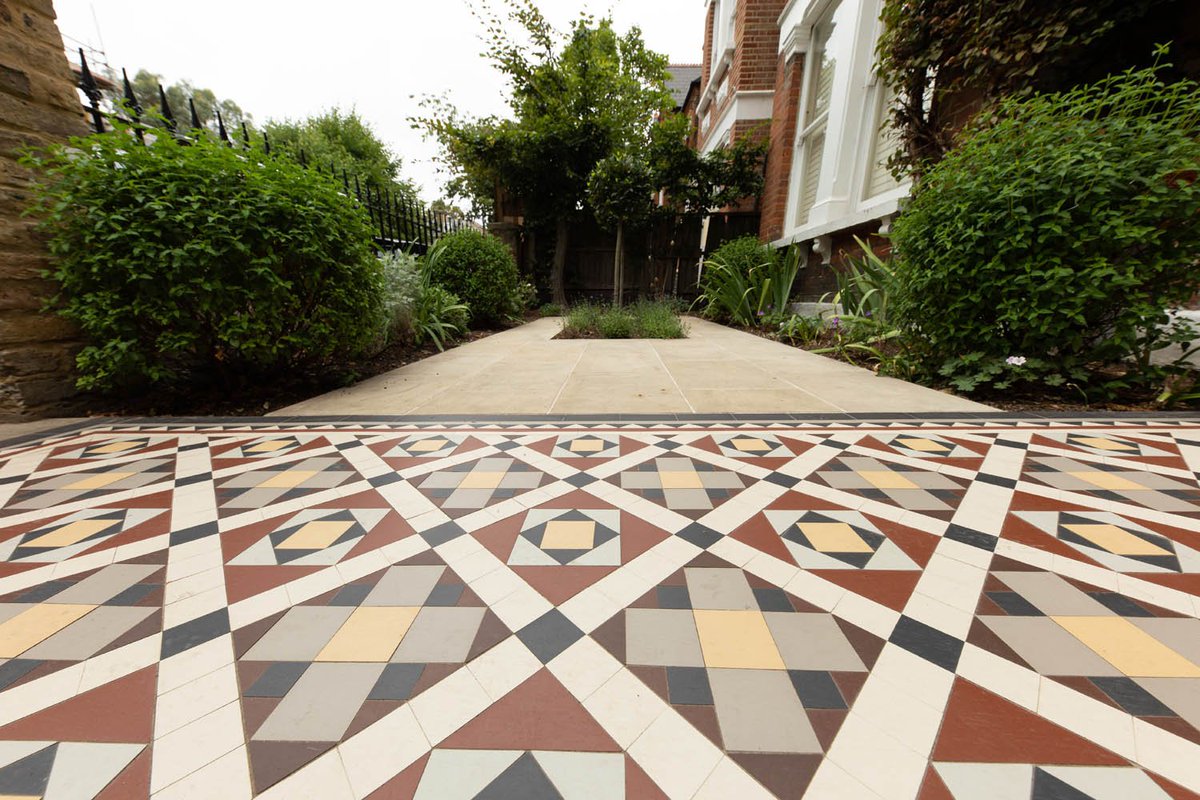 FrontGarden_Co's tweet photo. A path level view of one of our stunning Victorian Mosaic Pathway.

https://t.co/hAoRddJqXk

#mosaicpath #mosaicpathway #mosaictiling #closeup #instagarden https://t.co/xSVwGmK4aD