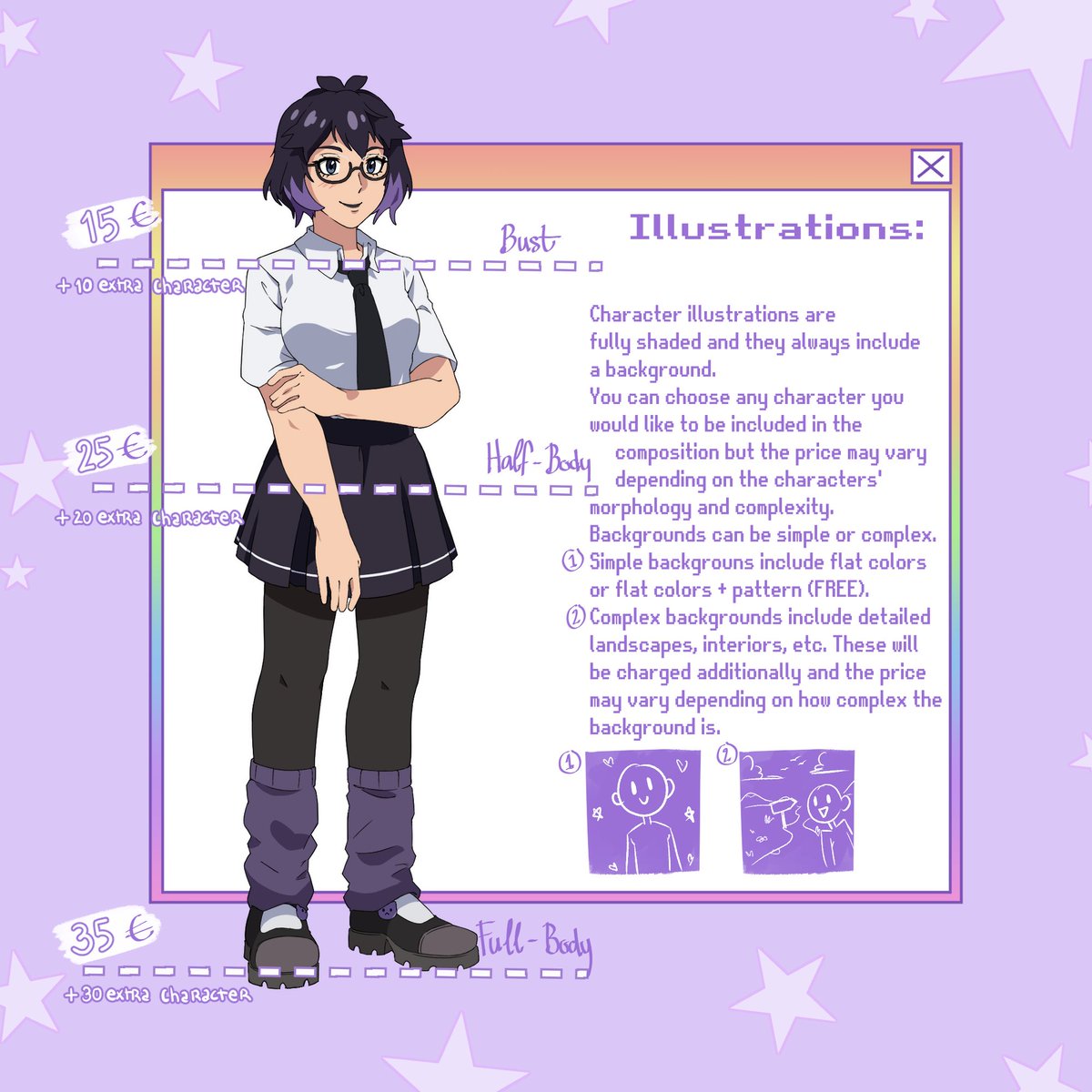 Cruz02Art's tweet photo. COMMISSIONS OPEN!🫶 I'm opening my commissions for the first time! If anyone is interested, contact me! <3
I have 2 slots open, one is already taken! :) #art #commissions #pokemon #fanart #artistsontwitter #artcommissions https://t.co/ju0cSvMTwo