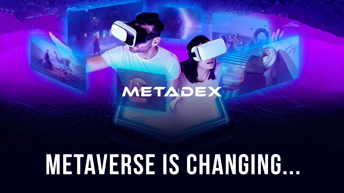 metadexdao's tweet photo. The Metaverse is changing how ✍️ education is achieved, offering a first-person 🎓 learning experience.

Immersive instruction is one of the most critical use cases for the Metaverse, and it’s only the beginning. https://t.co/dByh5U3hF0