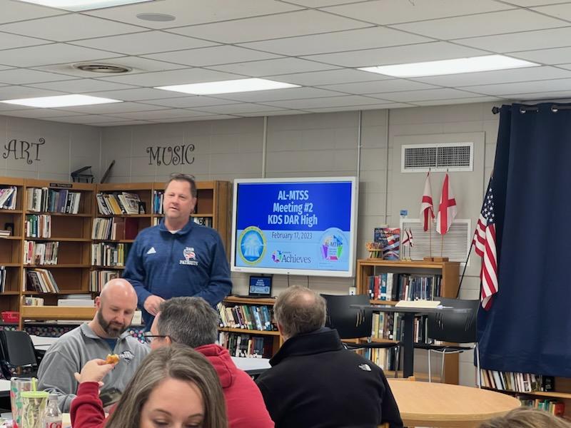 DARhighpats's tweet image. DAR High School educators working hard to improve our school.