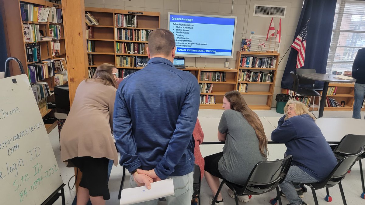 DARhighpats's tweet image. DAR High School educators working hard to improve our school.