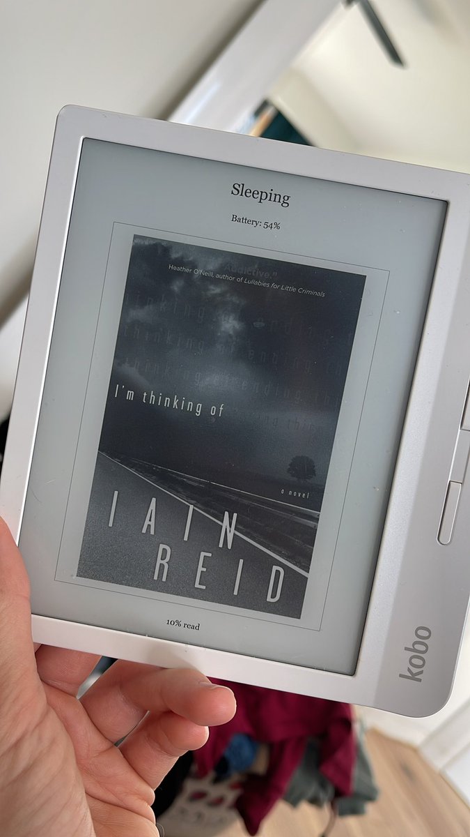 ozotweets's tweet photo. @goodreads @reid_iain’s I’m Thinking of Ending Things #amreading https://t.co/Iz4kLxoKvn
