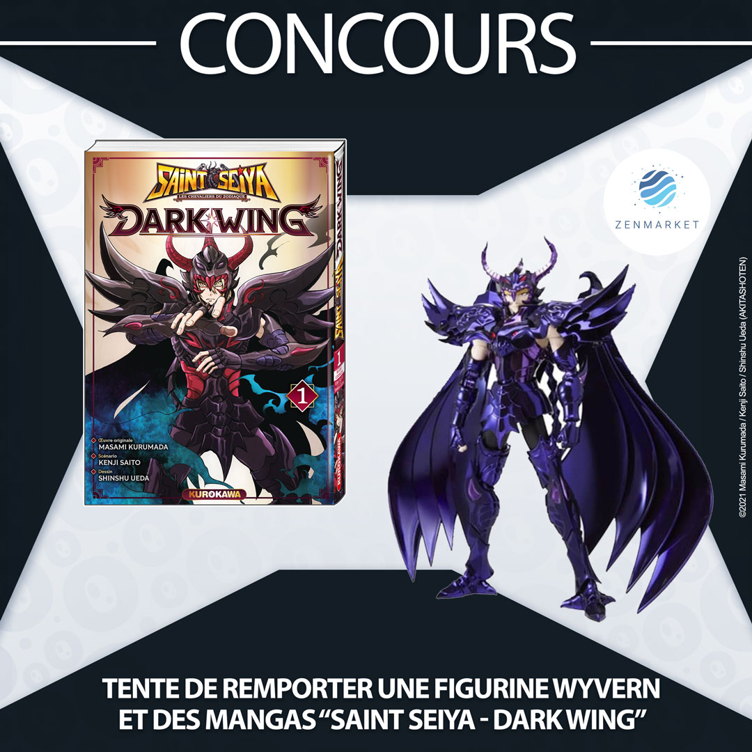 Kurokawa's tweet image. #Concours - Pour fêter la sortie du manga #SaintSeiya - #DarkWing ♏

Pour participer :
📌 Suis @Kurokawa et @zenmarket_fr
📌 Retweet ce post
BONUS : Tague 2 ami(e)s fans des Chevalier du Zodiaque

TAS : le 27/2/2023 à 23h59 ⏱

4 gagnants : 1 myth cloth et 3 tomes 1 du manga.