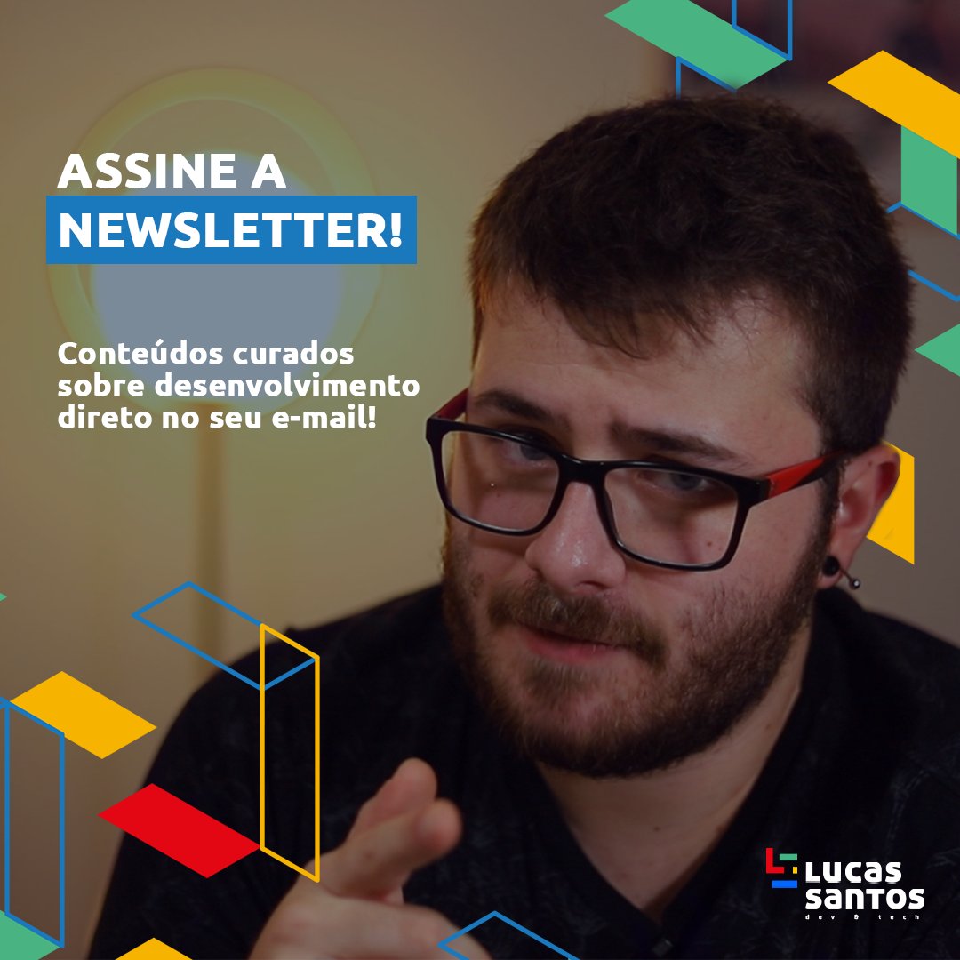 _StaticVoid's tweet photo. Já assinou a #LSNews? 👀
Todo mês você recebe conteúdos curados sobre desenvolvimento direto no seu e-mail! Tá esperando o que?
Acesse:
👉 https://t.co/Dh7pGKar45
#bolhadev #javascript #typescript #programming #development #programacao #computacao #desenvolvimento https://t.co/ao8WZPacit