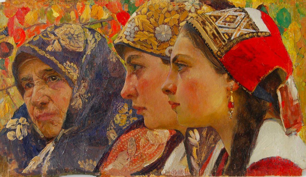 ukr_arthistory's tweet image. 'Three generations' (1913), Fedir Krychevsky. Collection of Sumy Art Museum. He was one of the creators of the Ukrainian Art Academy in 1917. Died in 1947 from illness and starvation in Irpin, Kyiv region, because the soviet government 'canceled' him as a 'traitor.'