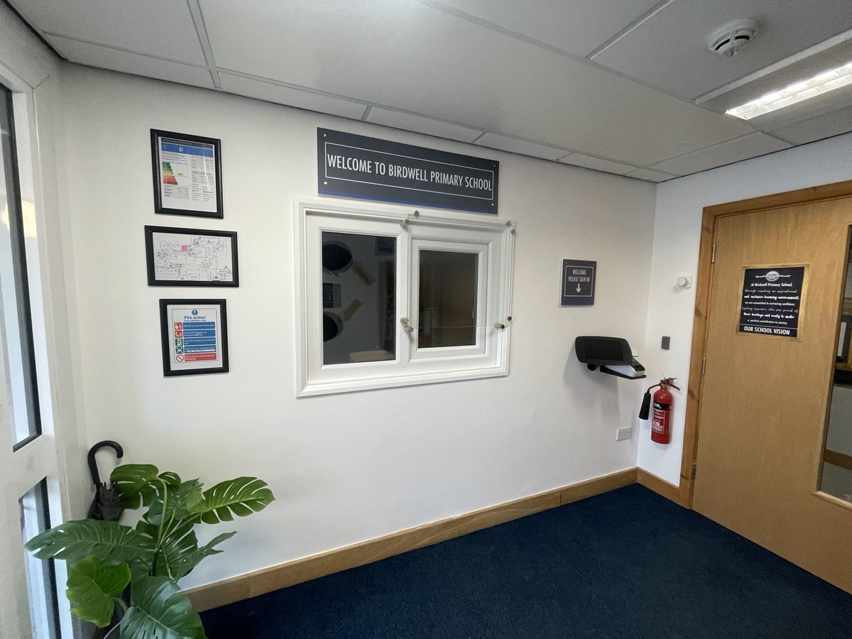 Education_IT's tweet photo. First impressions count.. So going the extra mile is always worth while.. Replaced the Signing in device with @signinapp @PrimaryBirdwell #JobPride #EdTech #EduIT @hcacademytrust https://t.co/WePm4TEZ4B