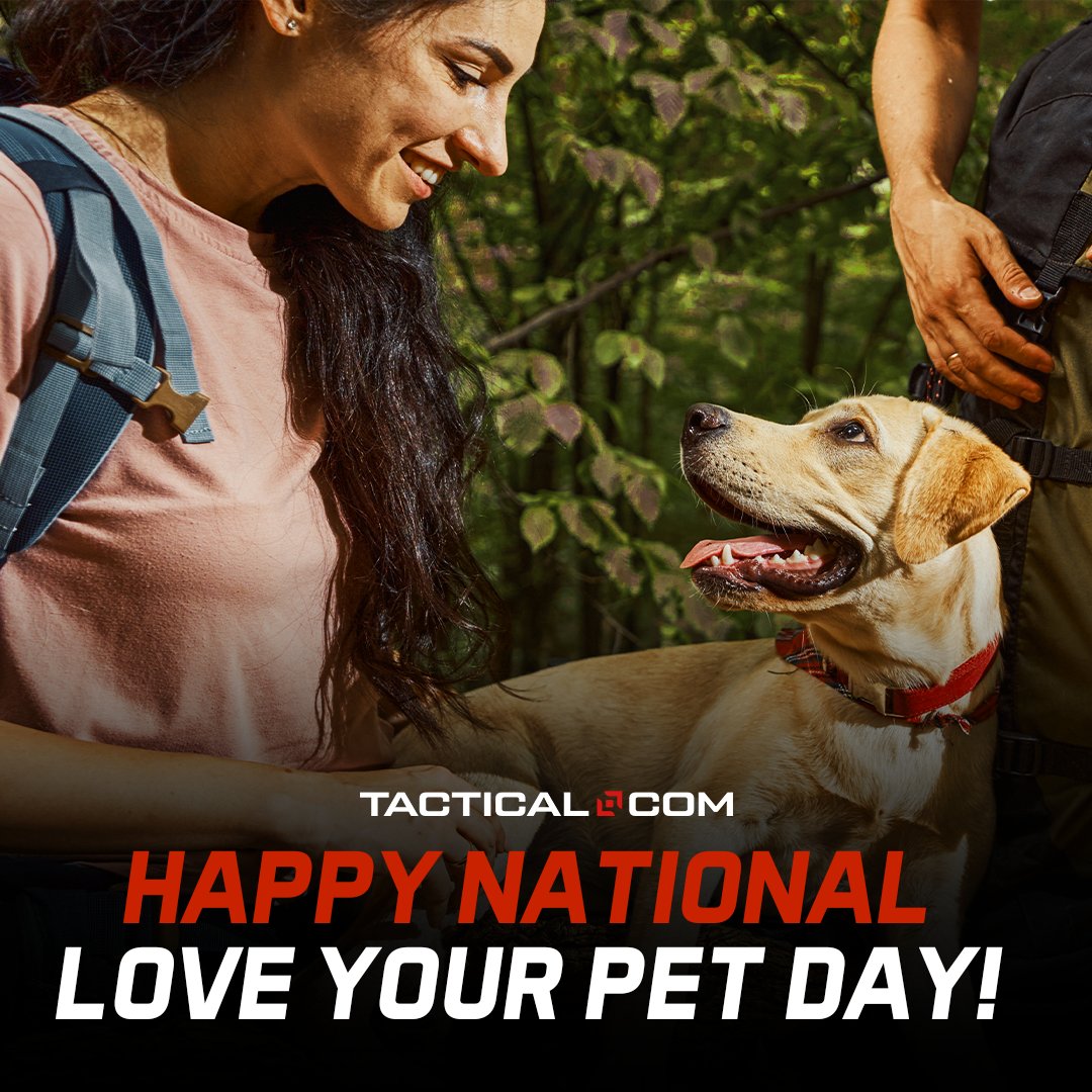 It's National Love Your Pet Day!

We're hopping in to remind you not to forget your furry friends amidst all the hustle and bustle of prepping. 

Whether it's a hurricane, snowstorm, or a house fire, we hope you include them in your emergency plans too.