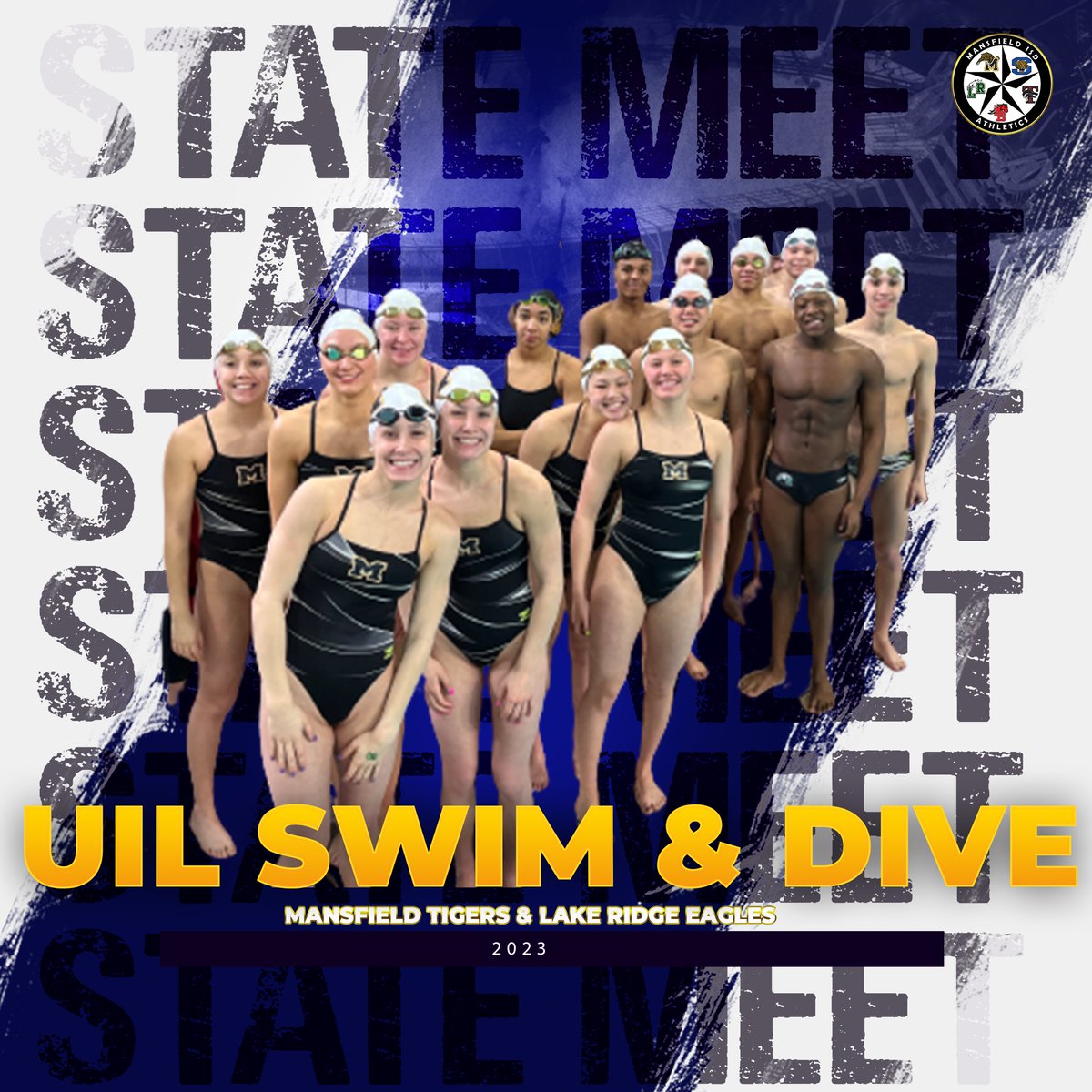 It’s about that time! UIL 6A State Swimming and Diving Championships!! BEST OF LUCK!
<a href="/MISDathletics/">MISD Athletics Dept.</a> <a href="/mansfieldisd/">Mansfield ISD</a> <a href="/principaldowd/">Trent Dowd</a>
<a href="/MHSAmbush/">The Ambush</a> <a href="/uiltexas/">Texas UIL</a> <a href="/mhsuproar1/">MHS_UPROAR</a> <a href="/LakeRidgeSwim/">Lake Ridge Swimming</a> <a href="/LakeRidgeEagles/">LakeRidgeHighSchool</a>