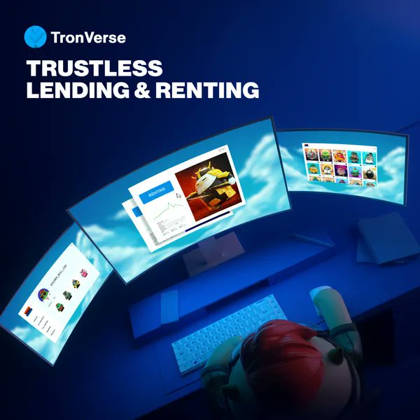 Bulls with benefits! 👀 

You will be able to trustlessly lend &amp; rent your #Tron Bulls to other gamers without the #NFT ever leaving your wallet!

Only on #TronVerse 🤝

#NFTGaming #P2EGame
