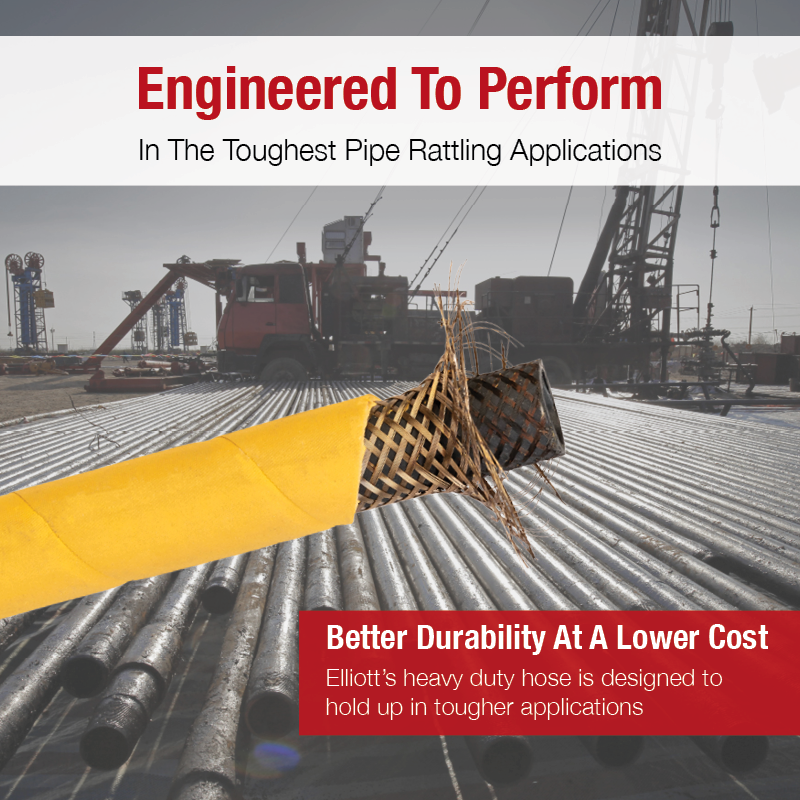 elliott_tool's tweet photo. Made with an internal layer of steel braiding and an abrasion and oil resistant wrap, this hose is ideal for pipe rattling applications, heavy deposits, and large transfer lines.

Learn more by visiting our website (https://t.co/mY0EOG9vic) or by contacting your local support! https://t.co/g49dEpOg6V