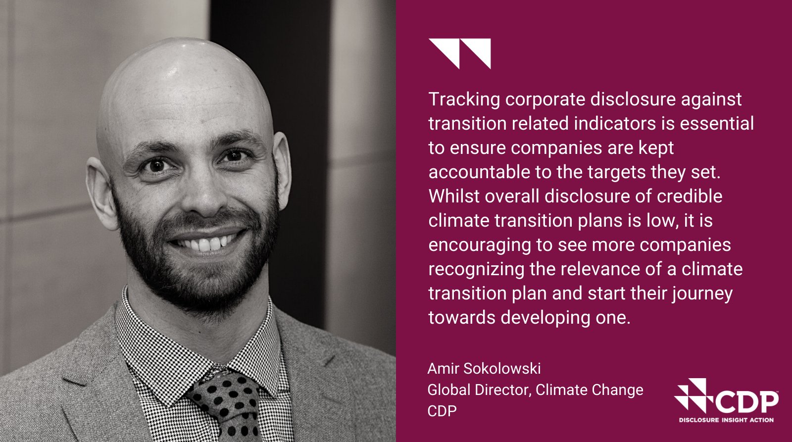 CDP on Twitter "Amid the launch of our annual assessment of climate(04)