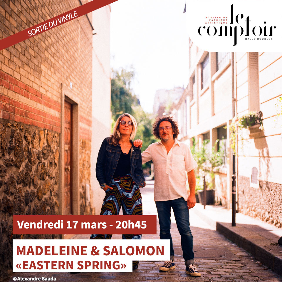 clotilderullaud's tweet photo. ⎿ MADELEINE & SALOMON ⏋
Heureuse de remonter avec @alexsaadamusic sur la scène de notre cher Comptoir Halle Roublot pour présenter le vinyle d'#EasternSpring le 17 mars prochain !→ https://t.co/lqkd3AShDi
💿 en pré-commande sur Bandcamp → https://t.co/8t2VENw555 https://t.co/k5KFlpJFLv