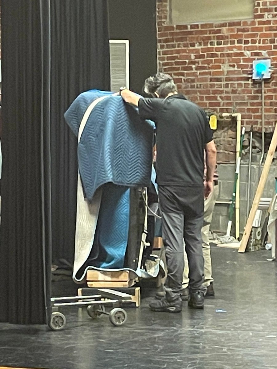 Today is an exciting day for us! Just moved an old piano out of the auditorium at Roanoke's Community High School to make room for our very own Yamaha that's going in there this afternoon! So thankful for our partnership with the school!!