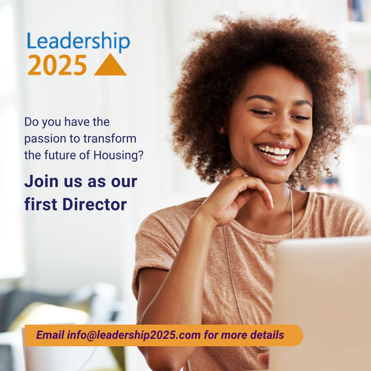 Leadership 2025 (@leadership2025) on Twitter photo We are recruiting for a Director!
More information: leadership2025.co.uk/applications/
We are now embarking on our most significant ambition; we want to scale up. And this is where you come in.
<a href="/olu_olanrewaju/">Olu olanrewaju</a> <a href="/MW_Sovereign/">Mark Washer</a> <a href="/JitinderT1/">Jitinder Takhar (She/Her)</a> <a href="/SandraSkeete/">Sandra Skeete</a> We are recruiting for a Director!
More information: leadership2025.co.uk/applications/
We are now embarking on our most significant ambition; we want to scale up. And this is where you come in.
<a href="/olu_olanrewaju/">Olu olanrewaju</a> <a href="/MW_Sovereign/">Mark Washer</a> <a href="/JitinderT1/">Jitinder Takhar (She/Her)</a> <a href="/SandraSkeete/">Sandra Skeete</a>