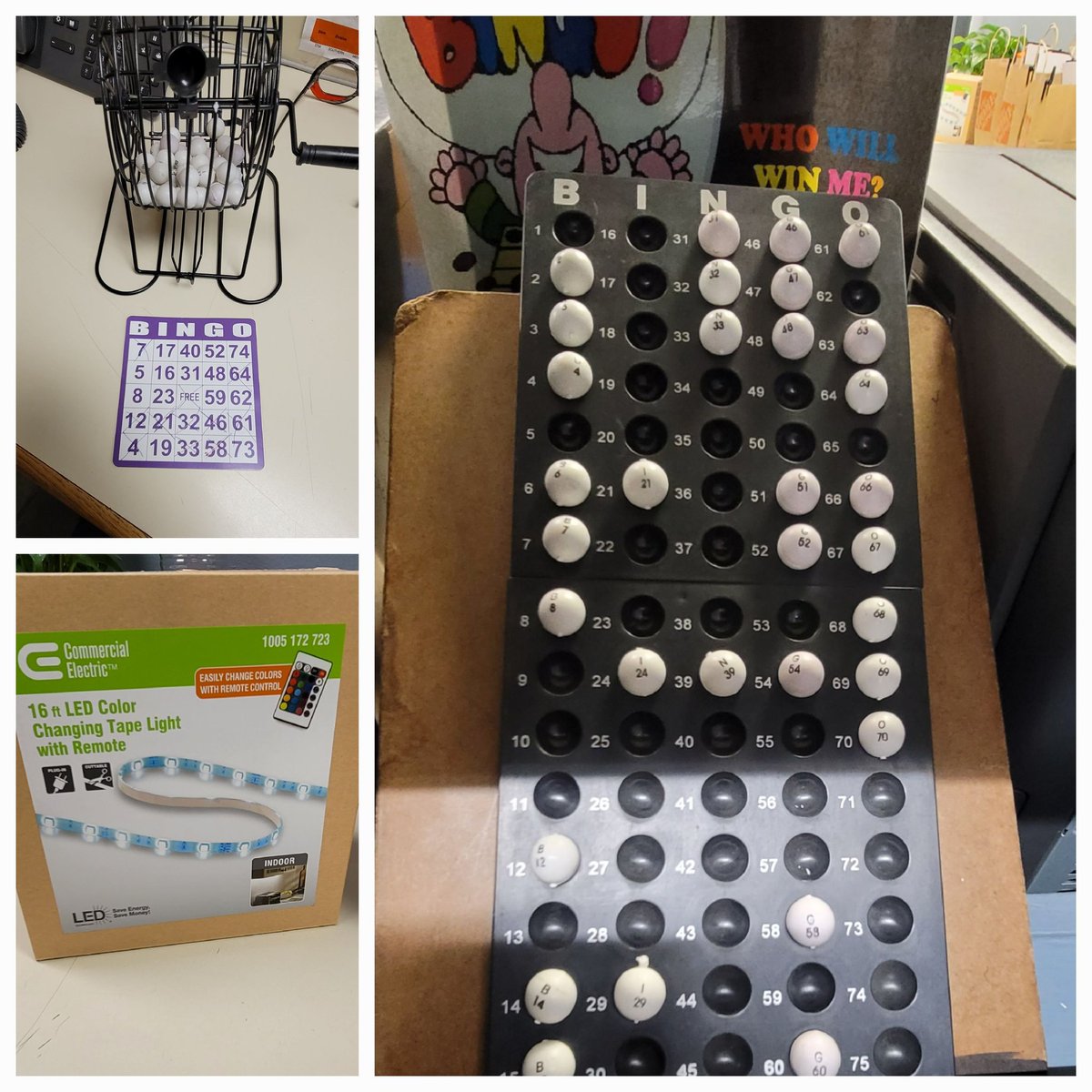 Funday Friday is back in full swing! 
 <a href="/kiaLaneHD/">Kia Lane</a> #bingo <a href="/christydumas/">Christy Dumas</a> 😝#funwhileworking 
<a href="/sandra_moma/">MomaSandra</a>