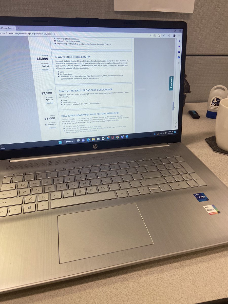 MrodriguezD2VP's tweet image. Starting my scholarship search early, but having the hardest of times finding ones I’m eligible for.
Not giving up though! #transferstudent   #scholarshipsearch #transferscholarships